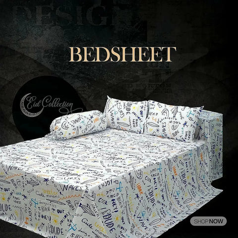 King Size Bed Sheet (FZK-382)
