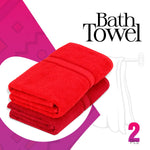 2 PCS BATH TOWEL