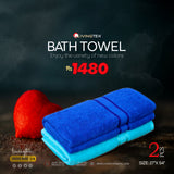 2 PCS BATH TOWEL