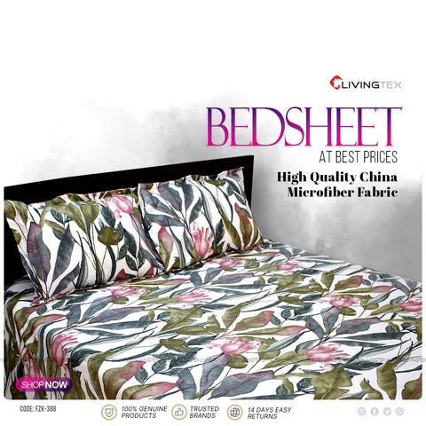 KING SIZE BED SHEET  (FZK-388)