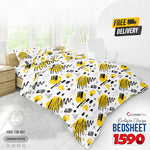 King Size Bed Sheet 100% Cotton (FZK-407)