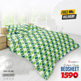 King Size Bed Sheet 100% Cotton (FZK-409)
