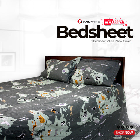 KING SIZE BED SHEET  (FZK-395)