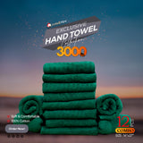 12pc Green Hand Towel