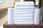 10 Pcs White Bath Towel (38x60) inch