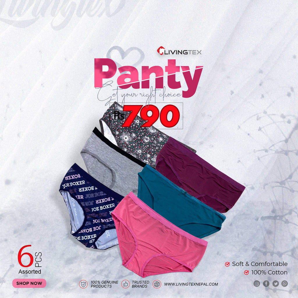 10 PCS Free Size Candy Colors Sexy Cute Women Comfort Cotton Underwear  Panties (Random Colors) 