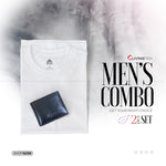 Mens Combo (White T-Shirt & Wallet)