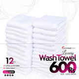 12 pcs  White Wash Towel