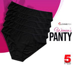 5 PC's Black Women Sexy Panties Soft Cool Underwear